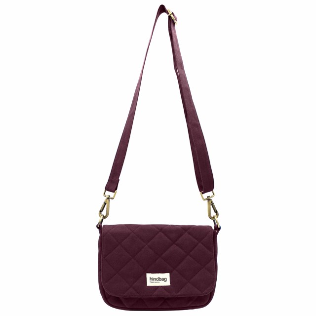 SAC À MAIN MATELASSÉ MARGAULT PRUNE 2