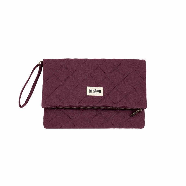 POCHETTE MATELASSÉE ISHA PRUNE 2