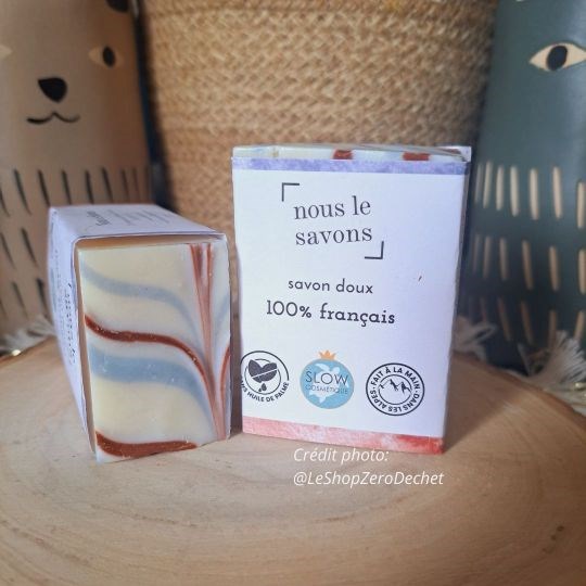 Savon doux surgras 8%, 100% français, sans huiles essentielles ni parfum 2