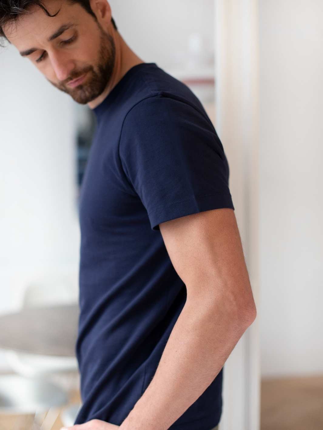 Tee shirt basique en coton recyclé 3