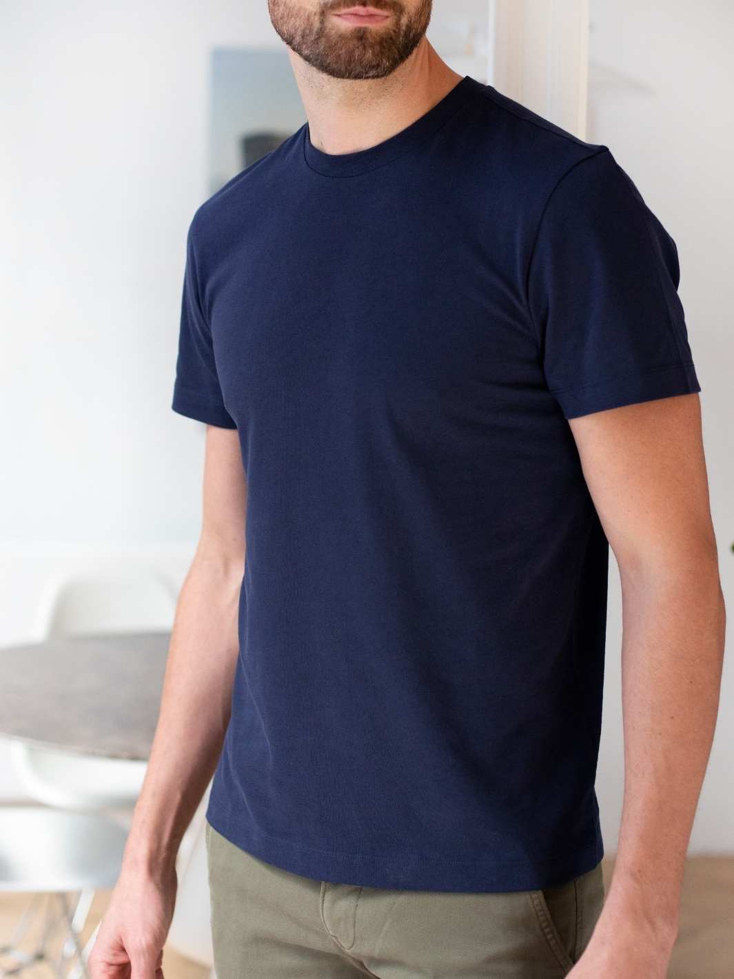 Tee shirt basique en coton recyclé 4