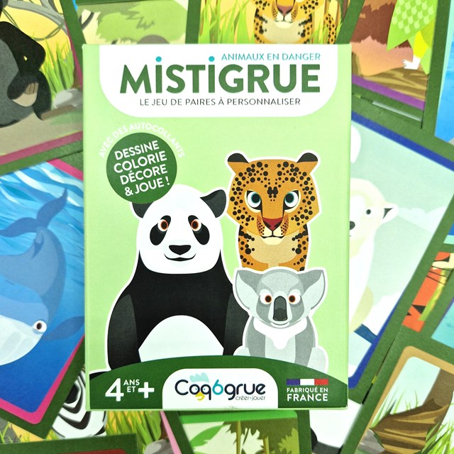 Mistigrue le mistigri créatif pour découvrir les animaux en voie de disparition