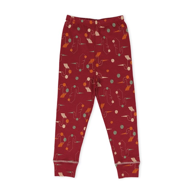Legging imprimé “Les Oiseaux” en coton Bio GOTS Pleaide 4