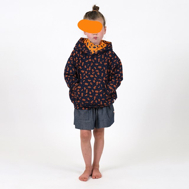 Sweat capuche en coton Bio Imprimé Dalmatien Neptune - Copie 5