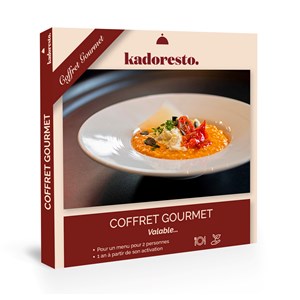 Coffret restaurants écoresponsables - Gourmet - dématérialisé