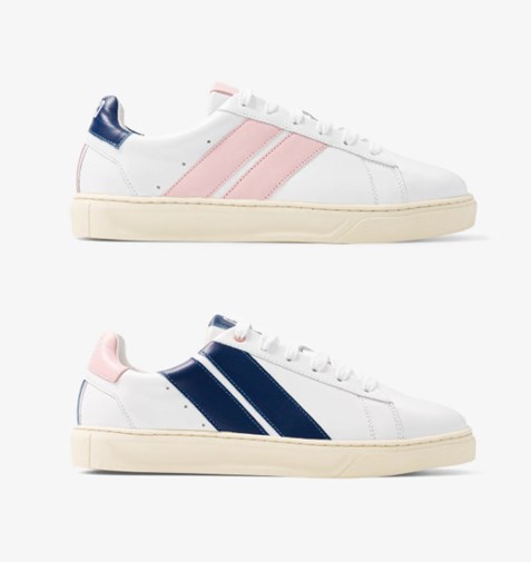 Baskets asymétriques Slash - Navy Pink