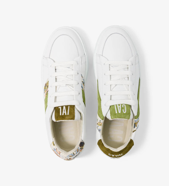 Baskets asymétriques High Slash - Green Floral 5