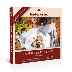 Coffret restaurants écoresponsables - Gastronome - dématérialisé