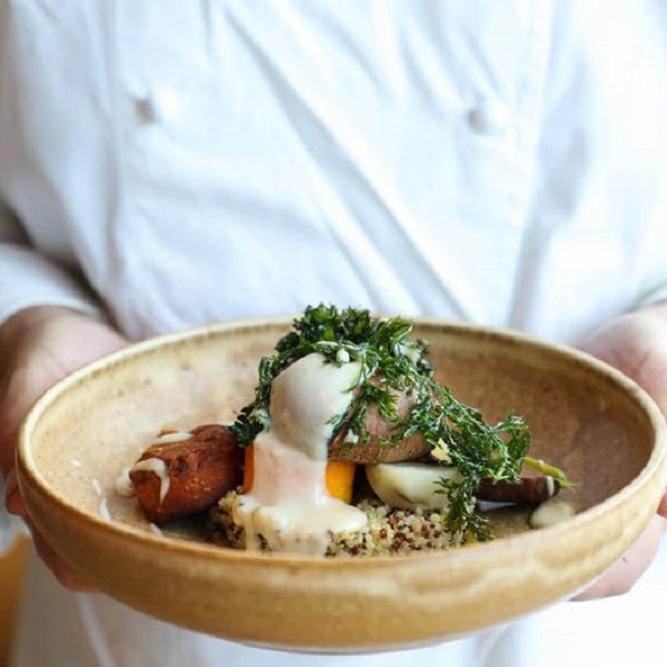 visuel plat champignon crème