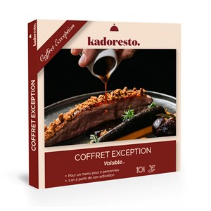 Coffret restaurants écoresponsables - Exception - dématérialisé