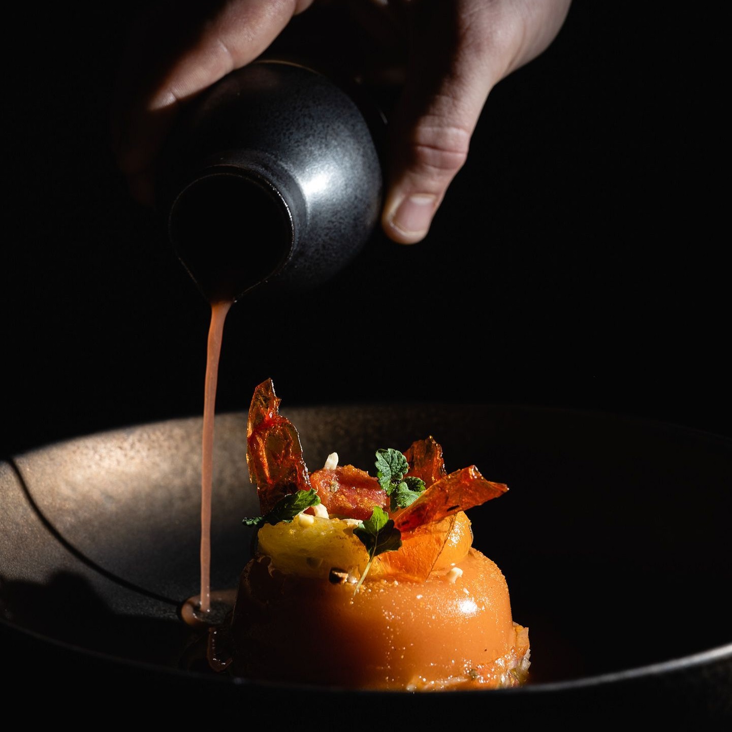 visuel plat avec sauce