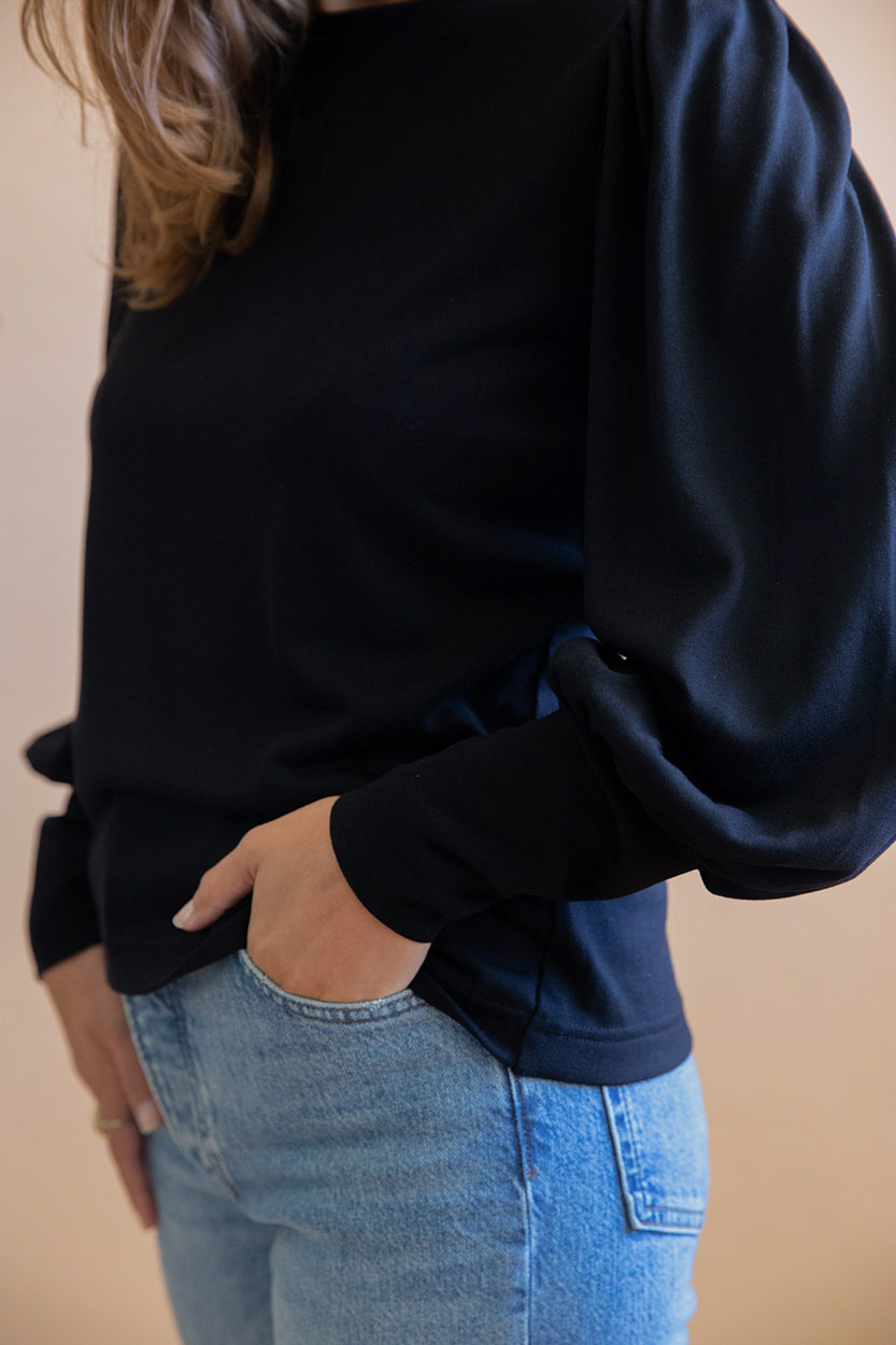 Pull Freesia en Modal - Noir 5