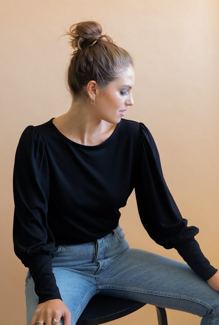 Pull Freesia en Modal - Noir 2