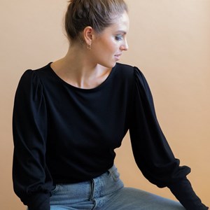 Pull Freesia en Modal - Noir