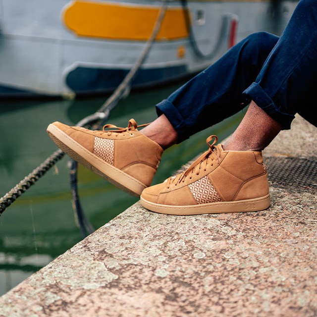 Basket montante en cuir - N’go 6
