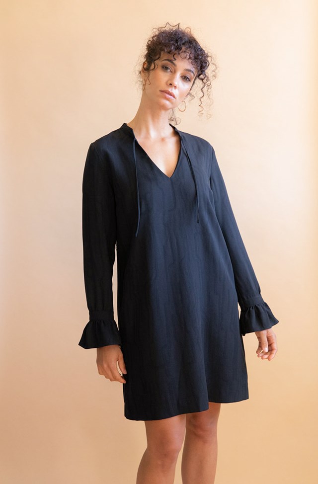 Robe Henné en Tencel - Noire 3
