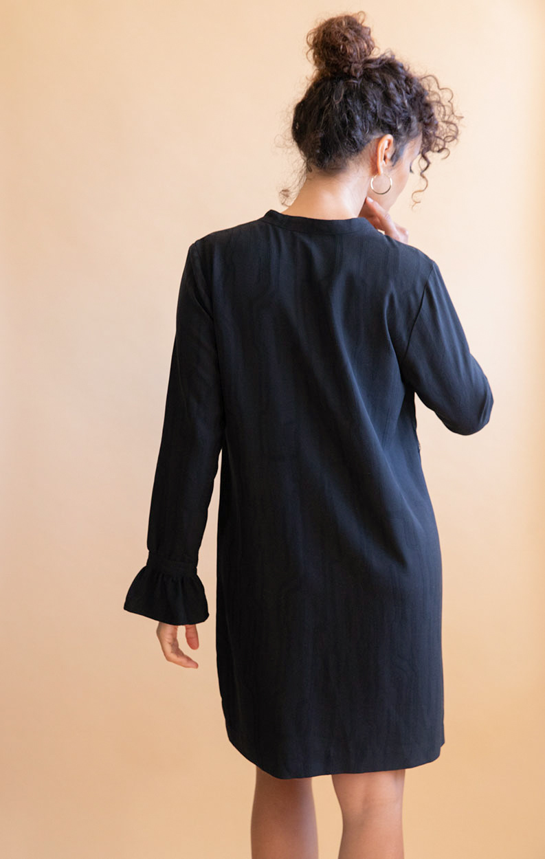 Robe Henné en Tencel - Noire 4