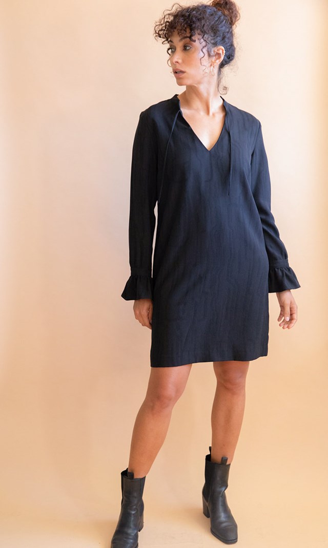 Robe Henné en Tencel - Noire 2