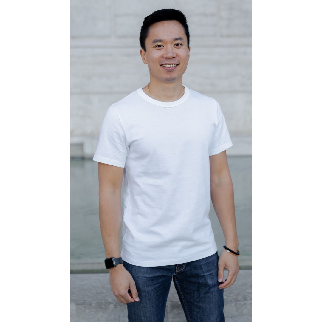 Le t-shirt français mixte épais blanc | 100% coton bio 2