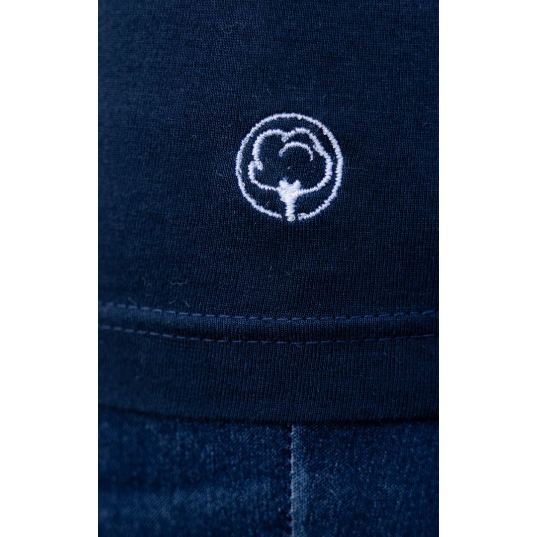 Le t-shirt français mixte bleu nuit | 100% coton bio 12