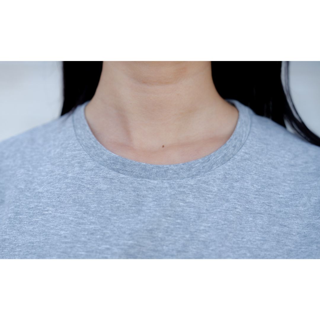 Le t-shirt français mixte gris chiné | 100% coton bio 8