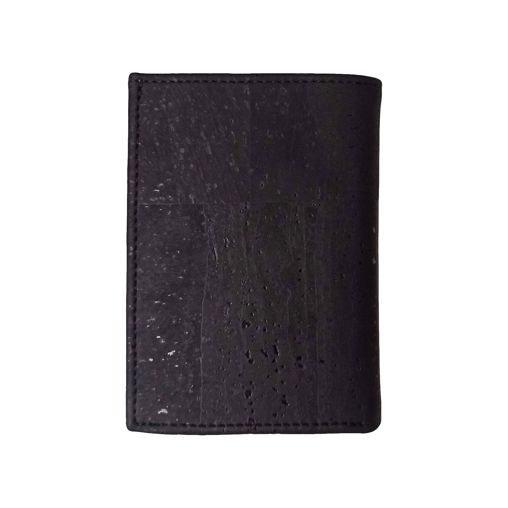 Portefeuille homme vegan en liège noir Sam, idée cadeau homme originale 16