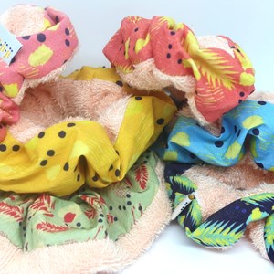 Chouchou tout doux pour cheveux - bambou et coton biologique