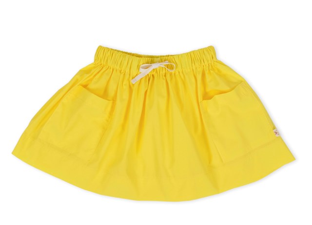 Jupe upcyclée Celeste Jaune Pop Citron 3
