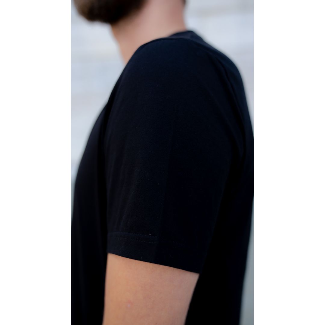 Le t-shirt français mixte noir | 100% coton bio 9