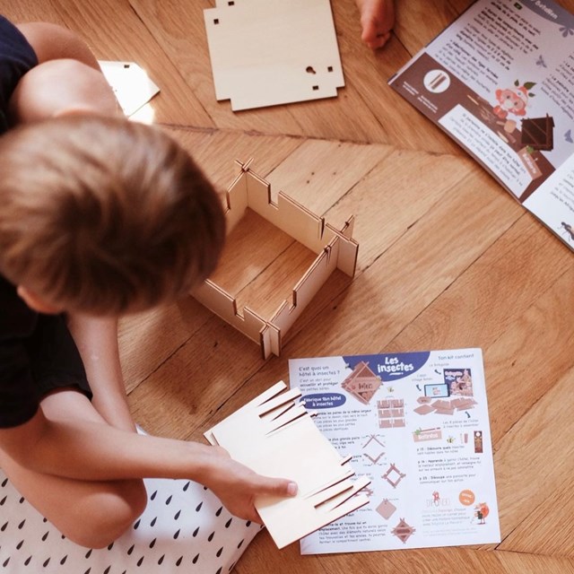 Le kit Insectes | Fabrique ton hôtel à insectes en bois 4