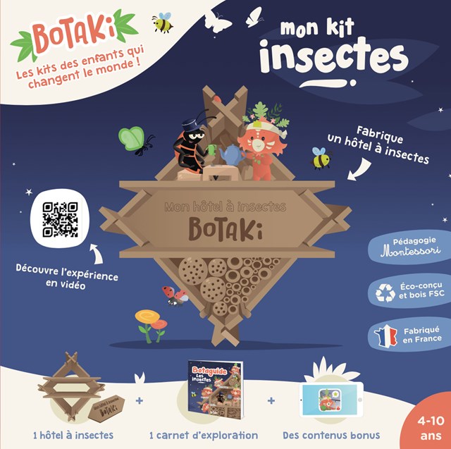 Le kit Insectes | Fabrique ton hôtel à insectes en bois 2