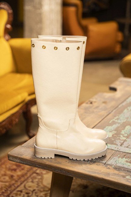 Bottes Chartrons vegan - Crème 5