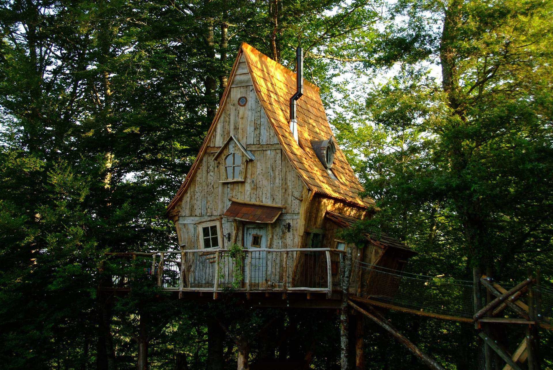 cabane dans les arbres greengo