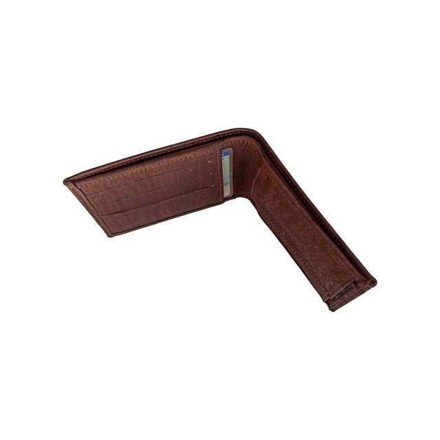Portefeuille homme en liège Jules marron 9
