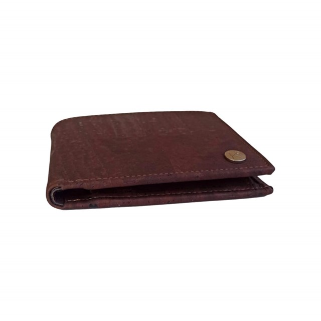 Portefeuille homme en liège Jules marron 10