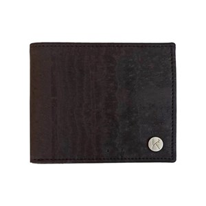 Portefeuille homme en liège Jules noir