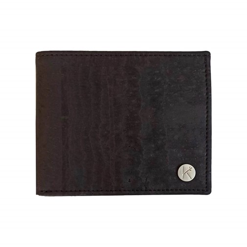 Portefeuille homme en liège Jules noir
