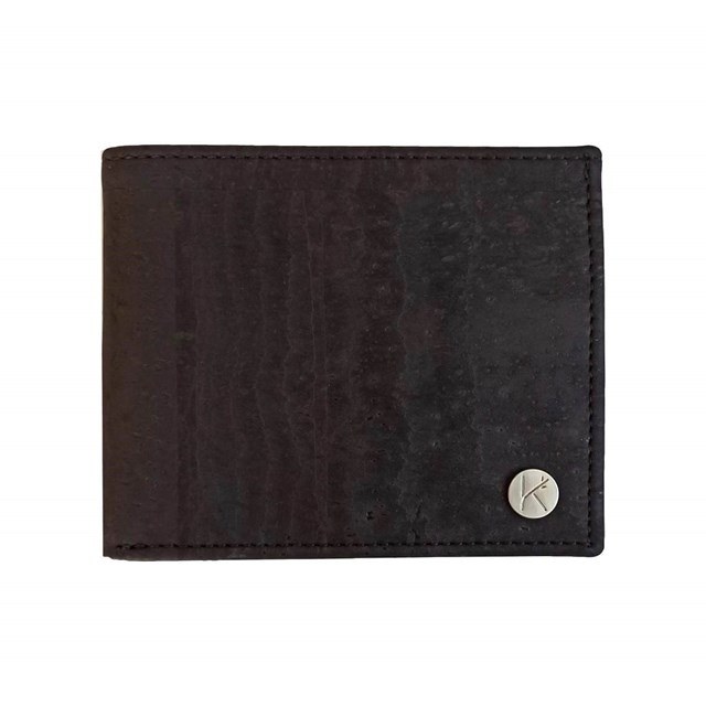 Portefeuille homme en liège Jules marron 12