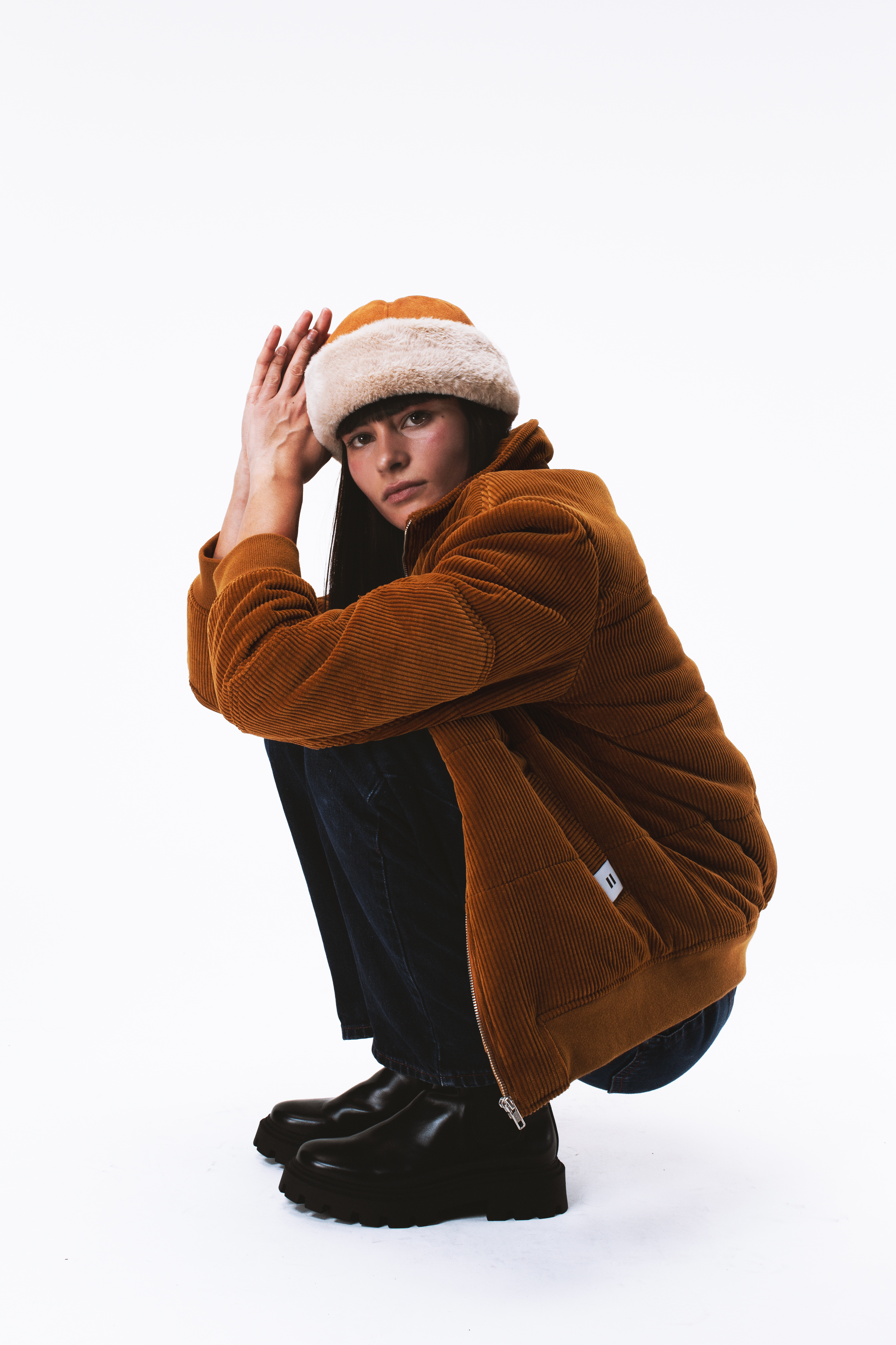 LA DOUDOUNE CÔTELÉ CAMEL 3