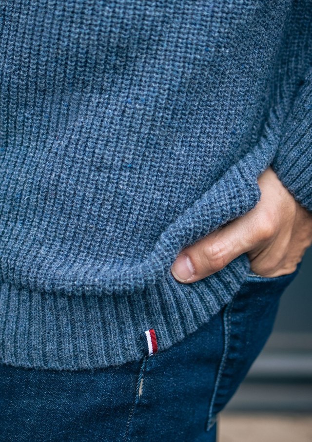 Pull CHALEUREUX - Made in France - Recyclé - Col camionneur 4