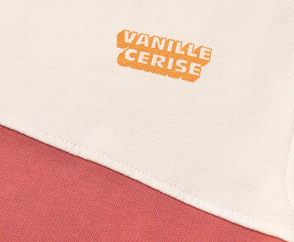 Sweat Bigoût Maxi vanille/cerise 3