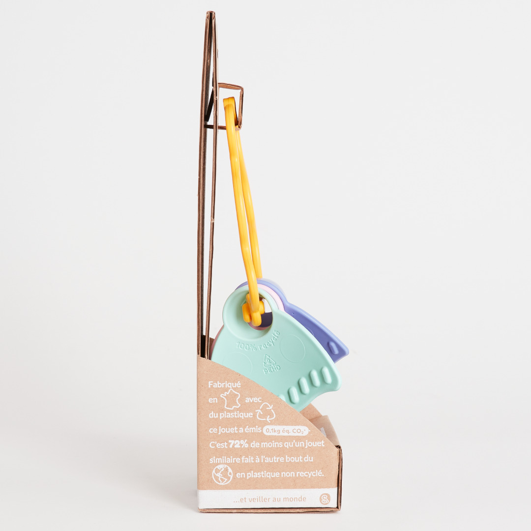 Le Jouet Simple - Hochet Orange à manipuler Made in France 6