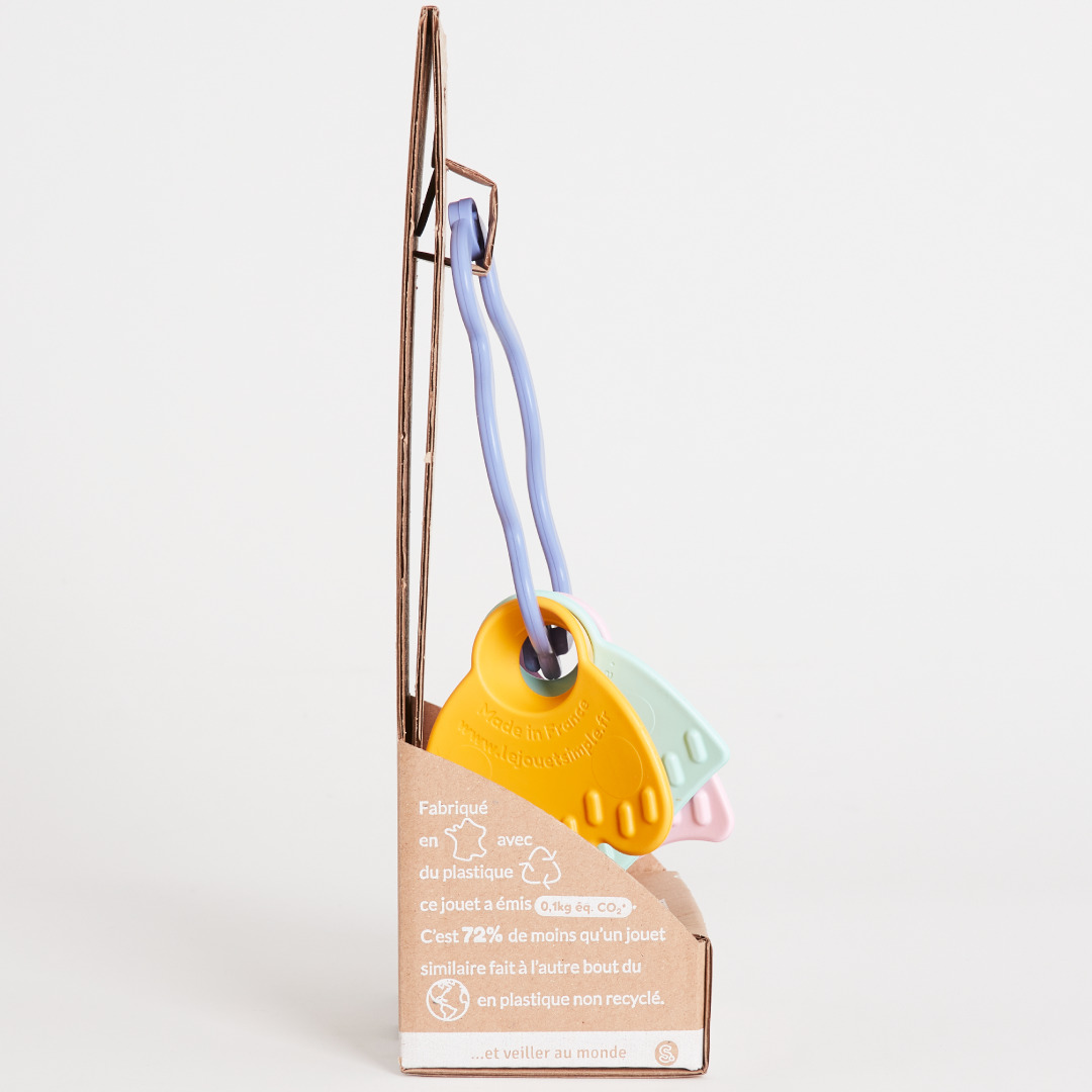 Le Jouet Simple - Hochet Bleu à manipuler Made in France 6