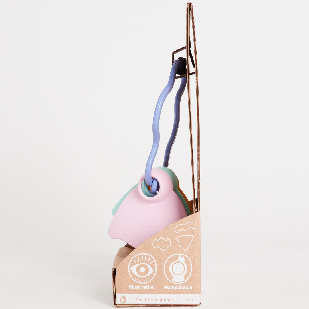 Le Jouet Simple - Hochet Bleu à manipuler Made in France 4