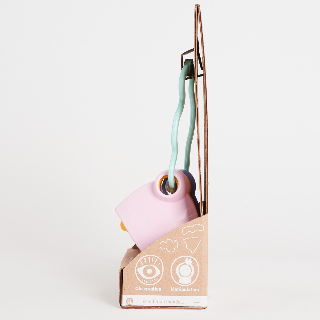 Le Jouet Simple - Hochet Vert à manipuler Made in France 4