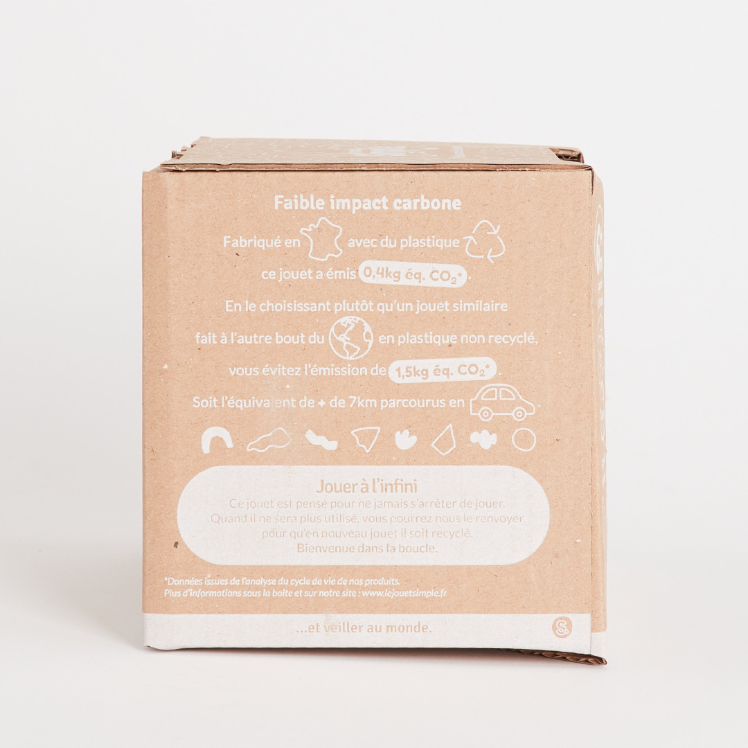 Le Jouet Simple – Coupelles à empiler en plastique recyclé made in France 6