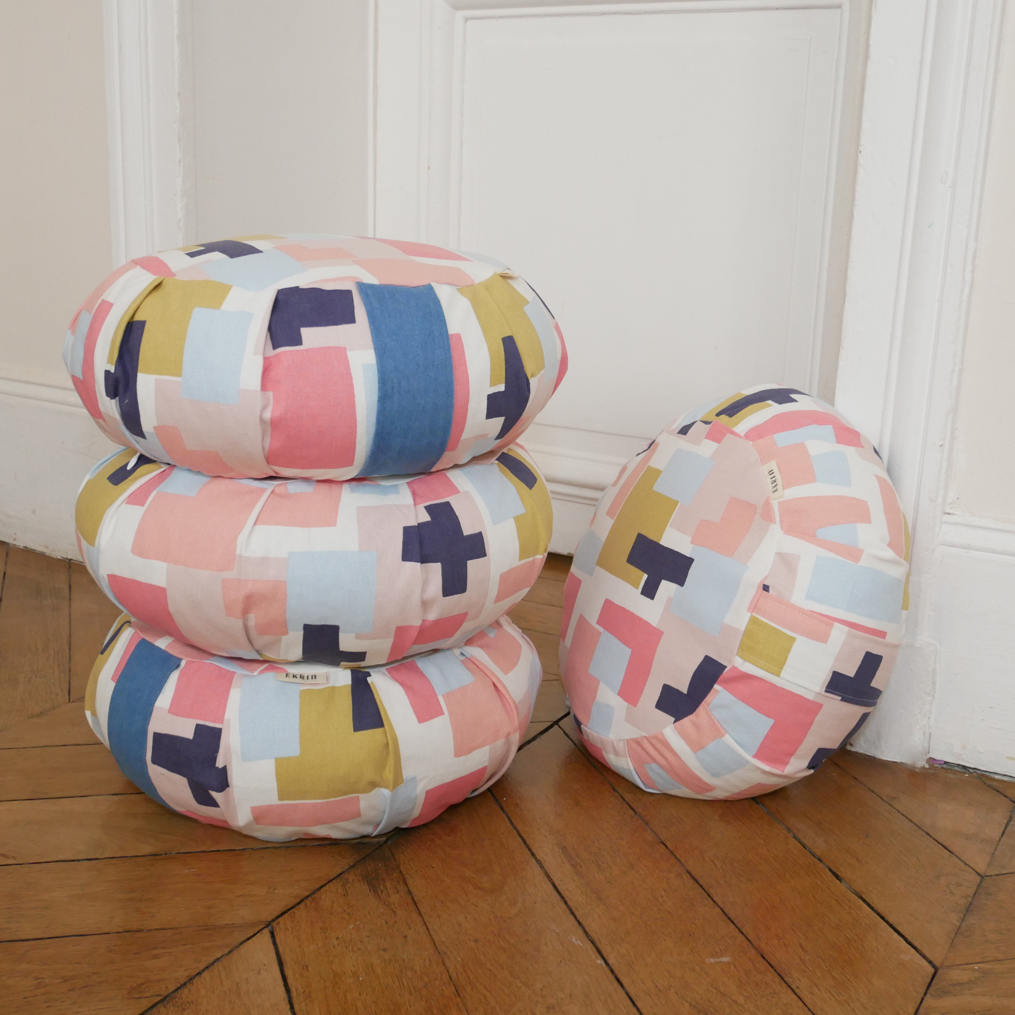 Coussins de yoga vitaminés Ekrin