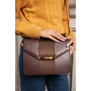 Sac bandoulière Poésie végan - Chocolat