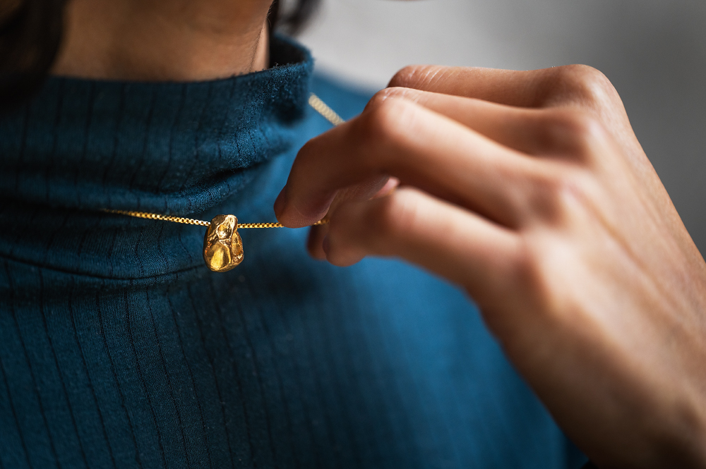 collier, sautoir, pépite, bresma, raz du cou, doré, pierre, lapislazuli