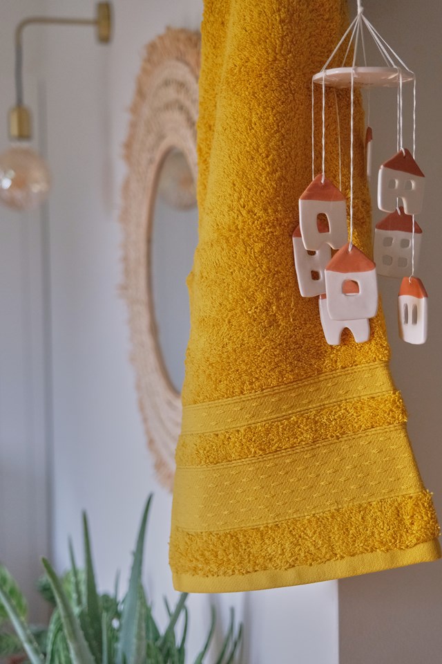 Serviette de Toilette  "Miel" en Coton 100 % Biologique 5